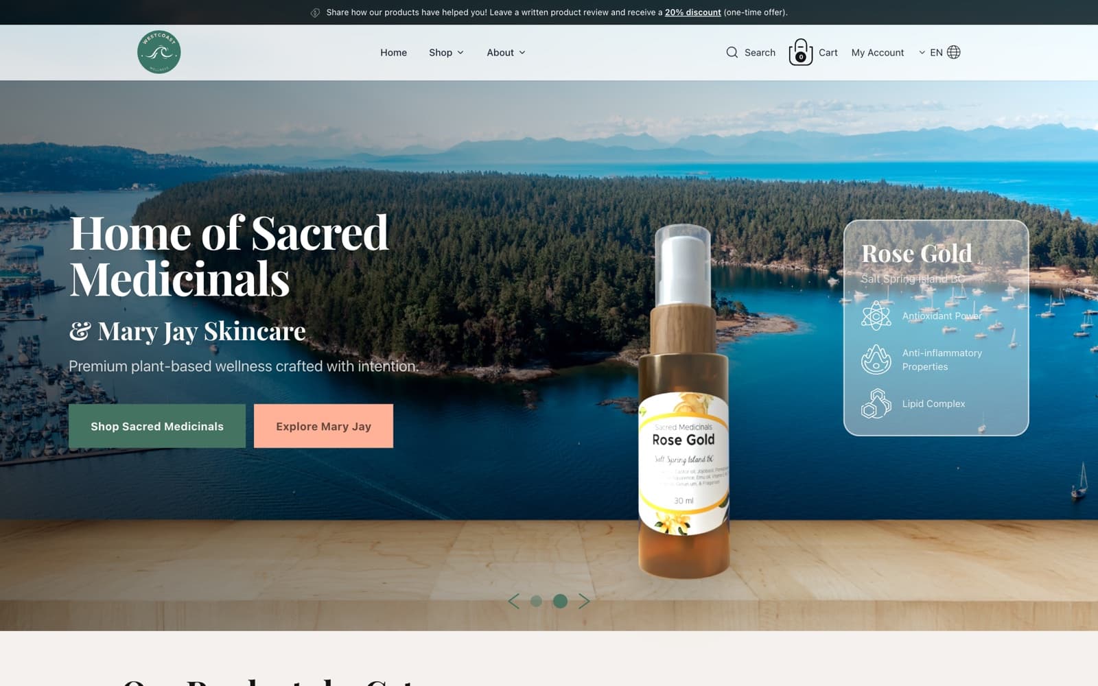 Westcoast Wellness — Premium online natural wellness store, from British Columbia.